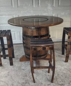 bourbon barrel table