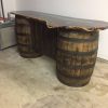 oak barrel table