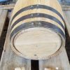 .charred oak barrels for aging whiskey