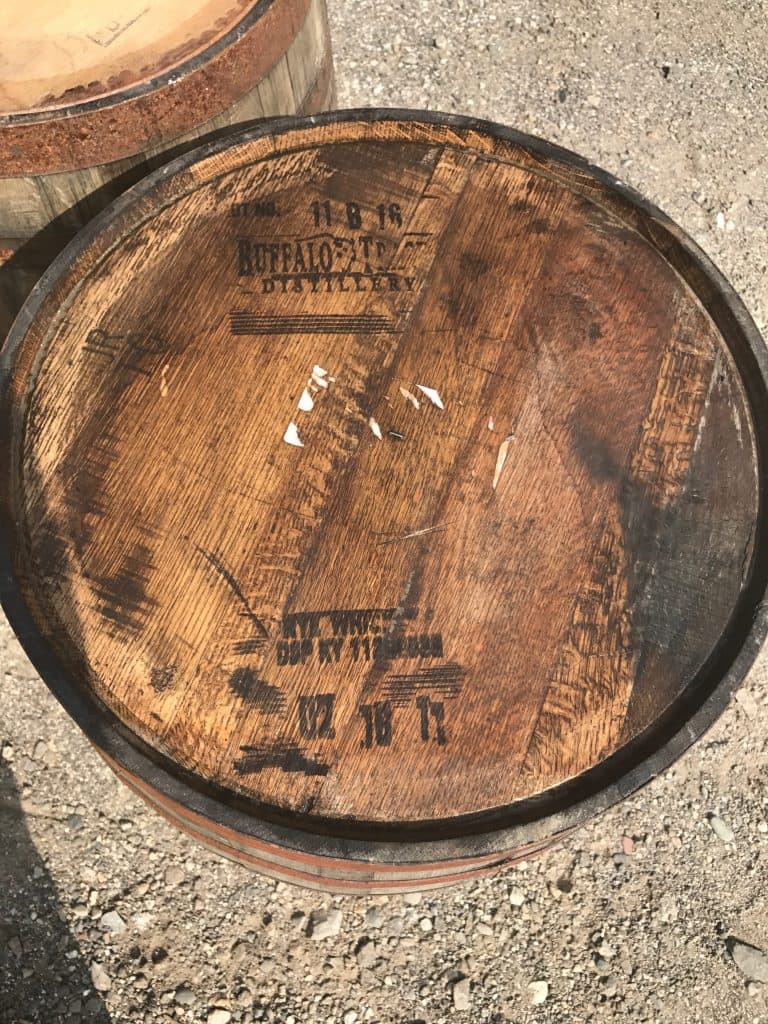Buffalo Trace Rye Whiskey American Oak Barrel